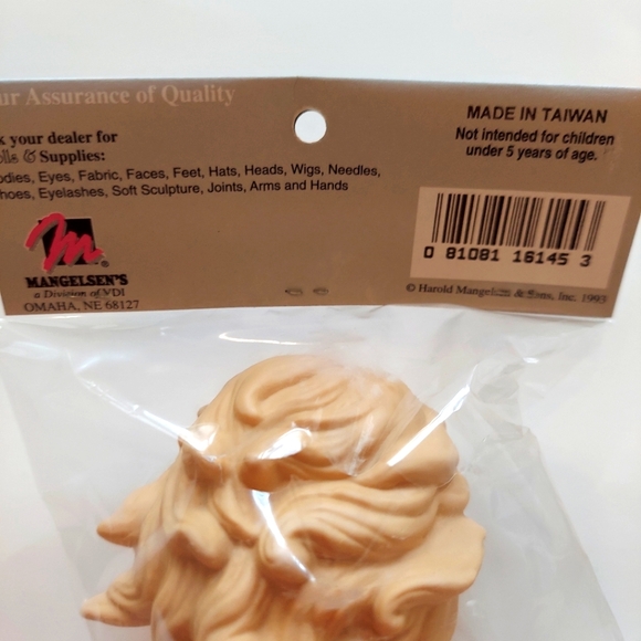 Vintage Porcelain Lady Head and Hands Set by Mangelsen's 3 3/4" Original package - Picture 6 of 13